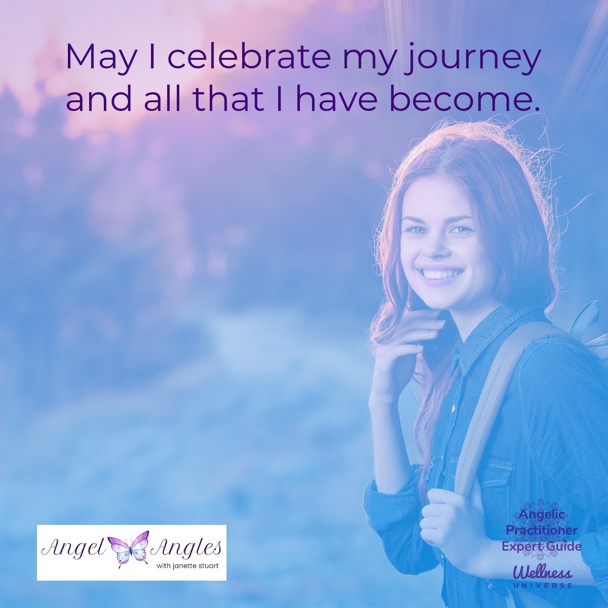 Hello and happy Thursday, May 14, 2026. Here's your Angel Affirmation of the Day. 

May I celebrate my journey and all that I have become. 

Yes! Amen, and so it is. 

Blessings of love, joy, and peace.
Love,
Janette 
.
.
#WUVIP #WUWorldChanger #Ange