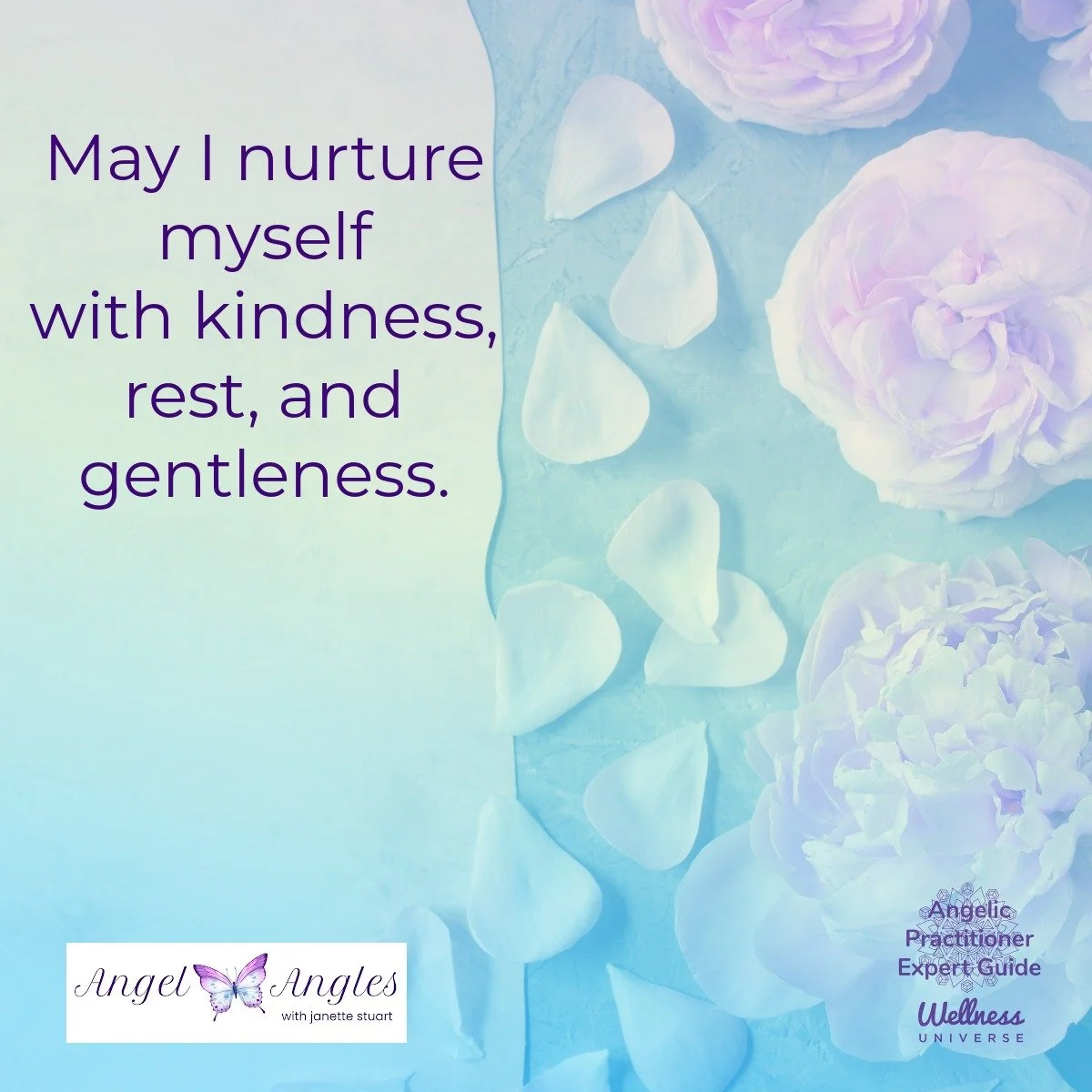 Hello and happy Sunday, May 17, 2026, dear heart. Here is your Angel Affirmation of the Day. 

May I nurture myself with kindness, rest, and gentleness. 

Sunday is a great day to tend to your precious self. 

Blessings of love, joy, and peace.
Love,