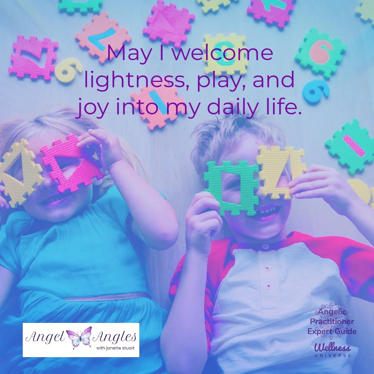 Hello and happy Wednesday, May 27, 2026. Here's your Angel Affirmation of the Day. 

May I welcome lightness, play, and joy into my daily life. 

Blessings of love, joy, and peace. 
Love,
Janette 
.
.
#WUVIP #WUWorldChanger #AngelAffirmations #Play