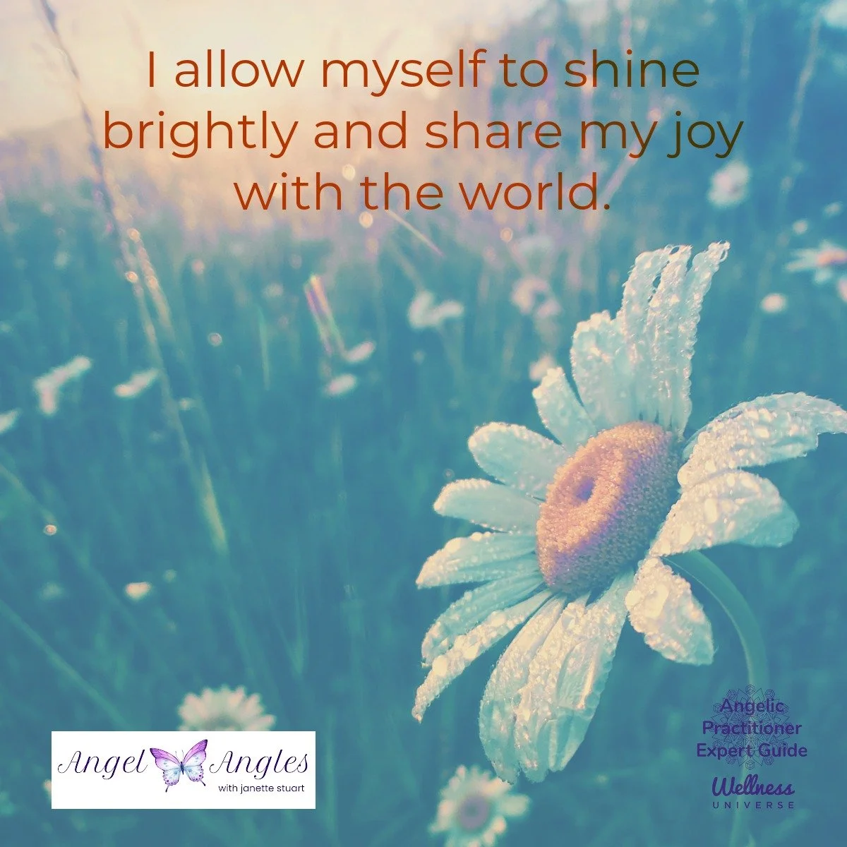Hello and happy Tuesday, June 2, 2026. Here's your Angel Affirmations of the Day. 

I allow myself to shine brightly and share my joy with the world. 

Blessings of love, joy, and peace.
Love,
Janette 
.
.
#WUWorldChanger #ShineYourLight #AngelAffirm