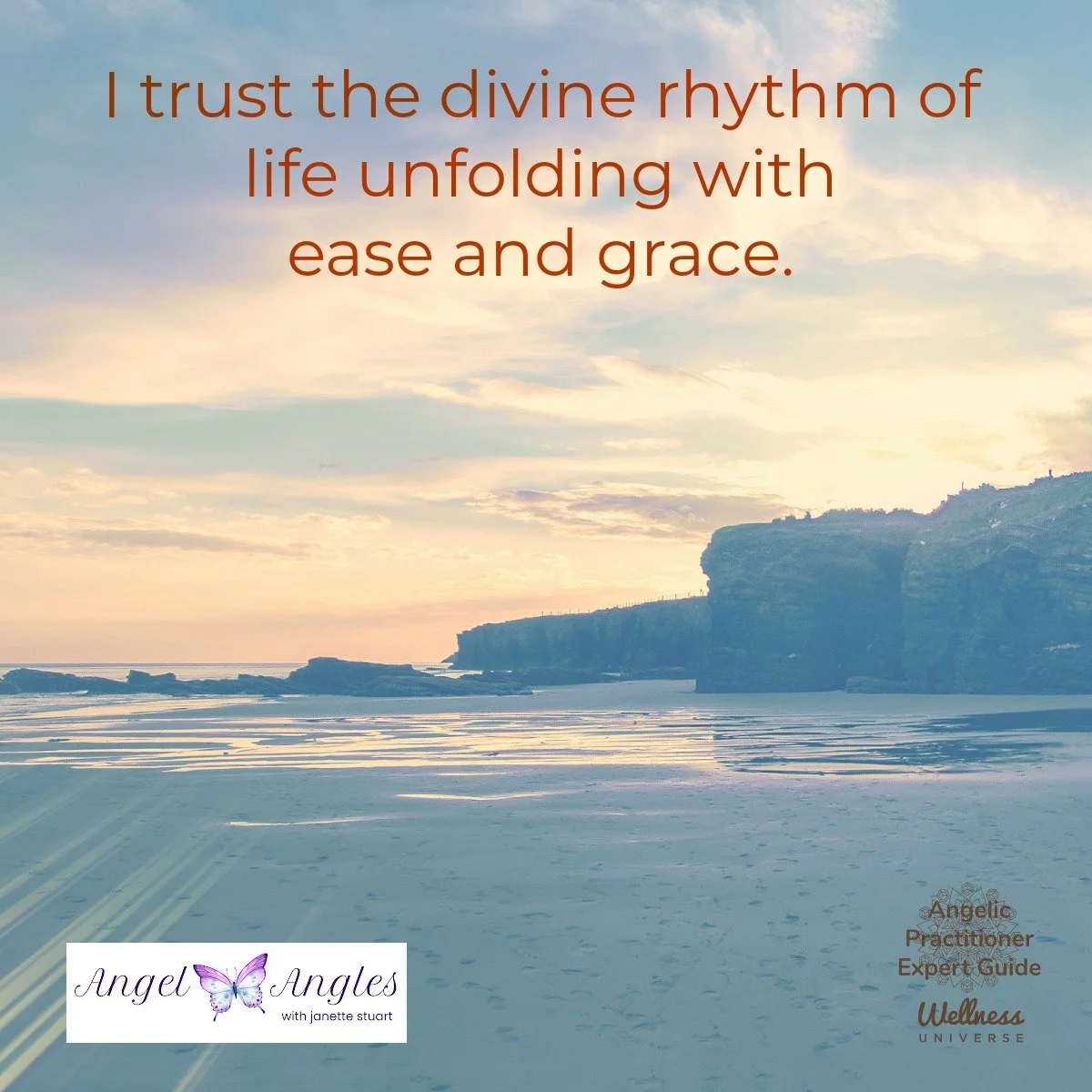 Hello and welcome to your Angel Affirmation for Friday, June 5, 2026. 

I trust the divine rhythm of life unfolding with ease and grace. 

Blessings of love, joy, and peace. 
Love,
Janette 
.
.
#WUWorldChanger #AngelAffirmations #DivineTiming