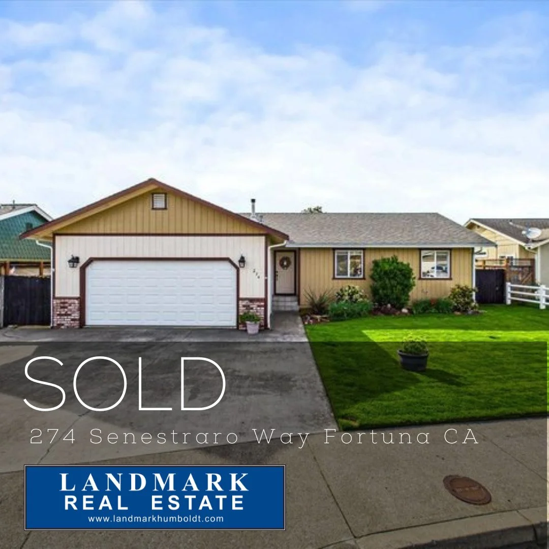 Sold! Thinking of selling? Call Landmark for a free Market Analysis of your home.

#realestate #sold #justsold #humboldtcounty #humboldtrealestate #landmarkrealestate #northerncalifornia #landmarkhumboldt #realtor #eelrivervalley #ferndaleca #visitfe