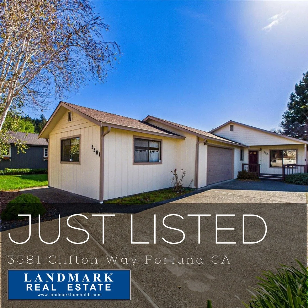 Well Maintained Home - Newer roof, covered front porch, vaulted ceiling, dining area, 3 bed, 2 bath, approx. 1700 sq. ft., laundry room, 2 car garage, bonus room off garage, mature landscaping, oversized lot, located in Fortuna. MLS 271079 $499,000 C