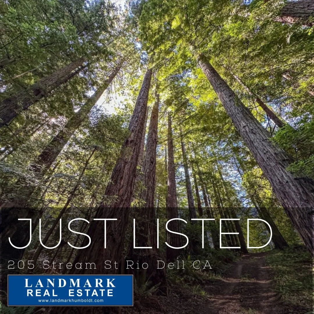 Just Listed! Redwood Acreage. Gated access, well maintained roads, city water and power, single car garage, NIT management plan, approx. 20 acres, located near Rio Dell. MLS 271802 $1,050,000! Call Broker Associate Lareesa Stanfield at Landmark 725-2