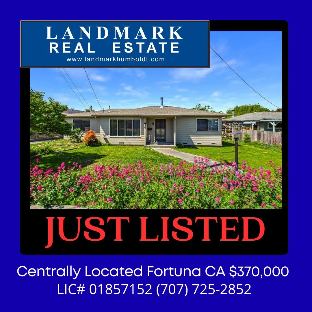 Centrally Located! Woodstove, dining room with built-ins, living and family rooms, 2 bed, 1 bath, approx. 1200 sq. ft., laundry room, detached 2 car garage, outbuilding, oversized lot, located in Fortuna. MLS 272038 $370,000 Call Sales Associate Devo