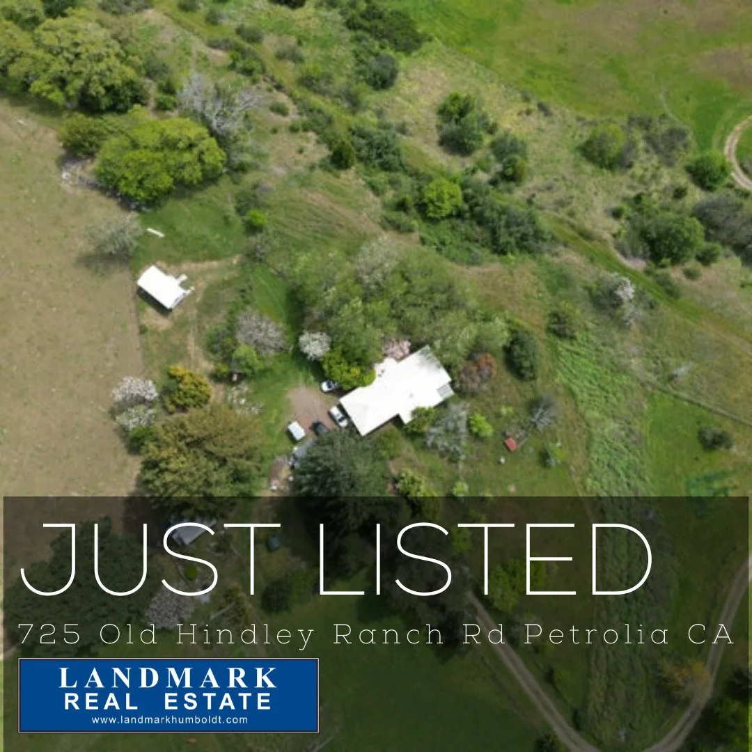 Mattole Valley Views! River frontage, fenced pasture, garden areas, 2 bed, 2 bath, approx. 1300 sq. ft., MFG home, separate cottage, approx. 16 acres, located near Petrolia. 272077 $395,000 Call Sales Associate Molly Wicke at Landmark (707) 725-2852 