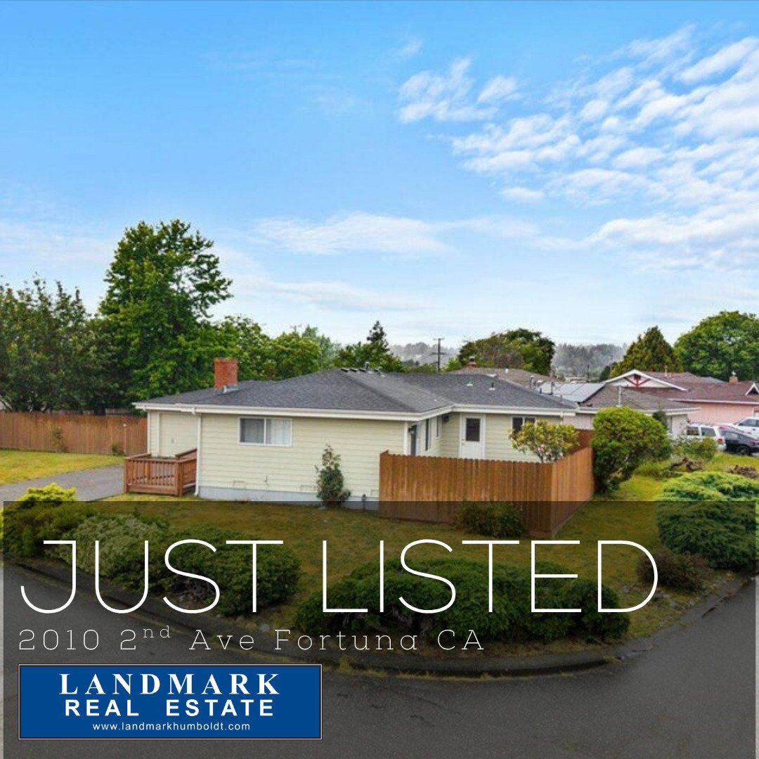 Just Listed! Updated Fortuna Home. Centrally located, fireplace, 3 bed, 2 bath, approx. 1300 sq. ft., laundry room, accessibility ramp, 2 car garage, corner lot, located in Fortuna. 272547 $435,000 Call Broker Associate Lareesa Stanfield at Landmark 