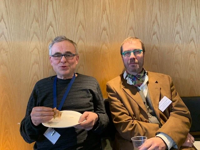 To av de norske deltagerne, fra venstre: Vidar Isaksen og Christian Lycke-Ellingsen