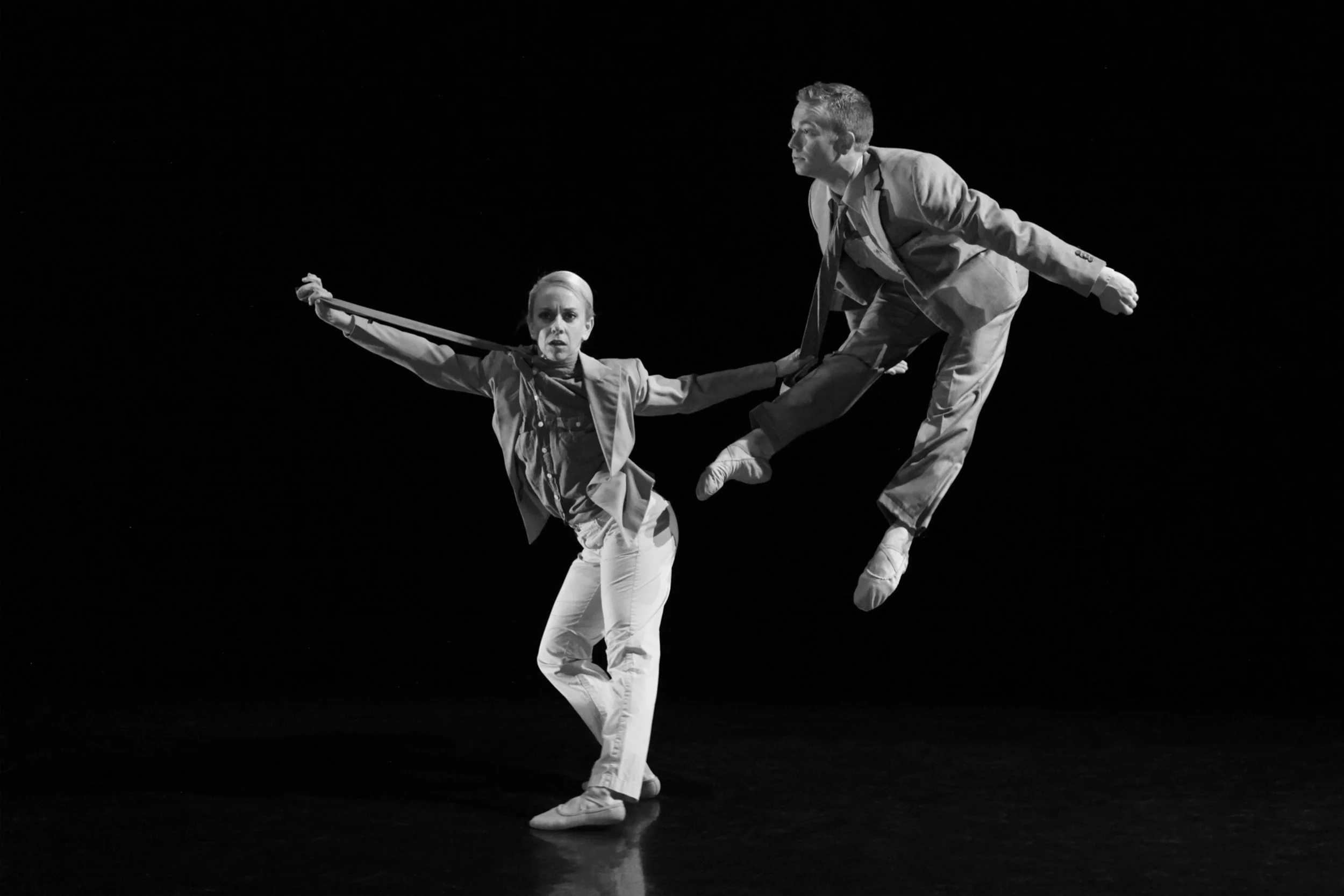 Wonderbound in Wonderlab . Pictured: Sarah Tallman and Evan Flood. Photo by Amanda Tipton . 2016.