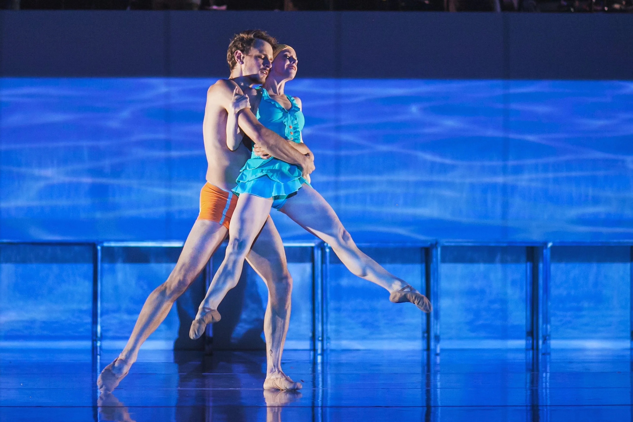 Wonderbound’s Sarah Tallman and Keston Meyer in Garrett Ammon's Aphrodite’s Switchboard . 2018.