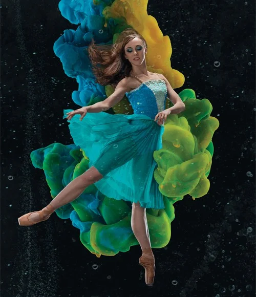 Colorado Ballet dancer in The Little Mermaid . Photo by Allen Birnbach. 2017.