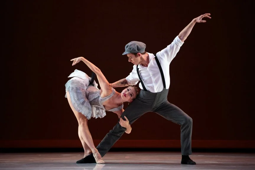 Smuin’s dancer Erica Felsch and Benjamin Warner in Garrett Ammon's “Madness, Rack, and Honey." Photo by Chris Hardy. 2016.