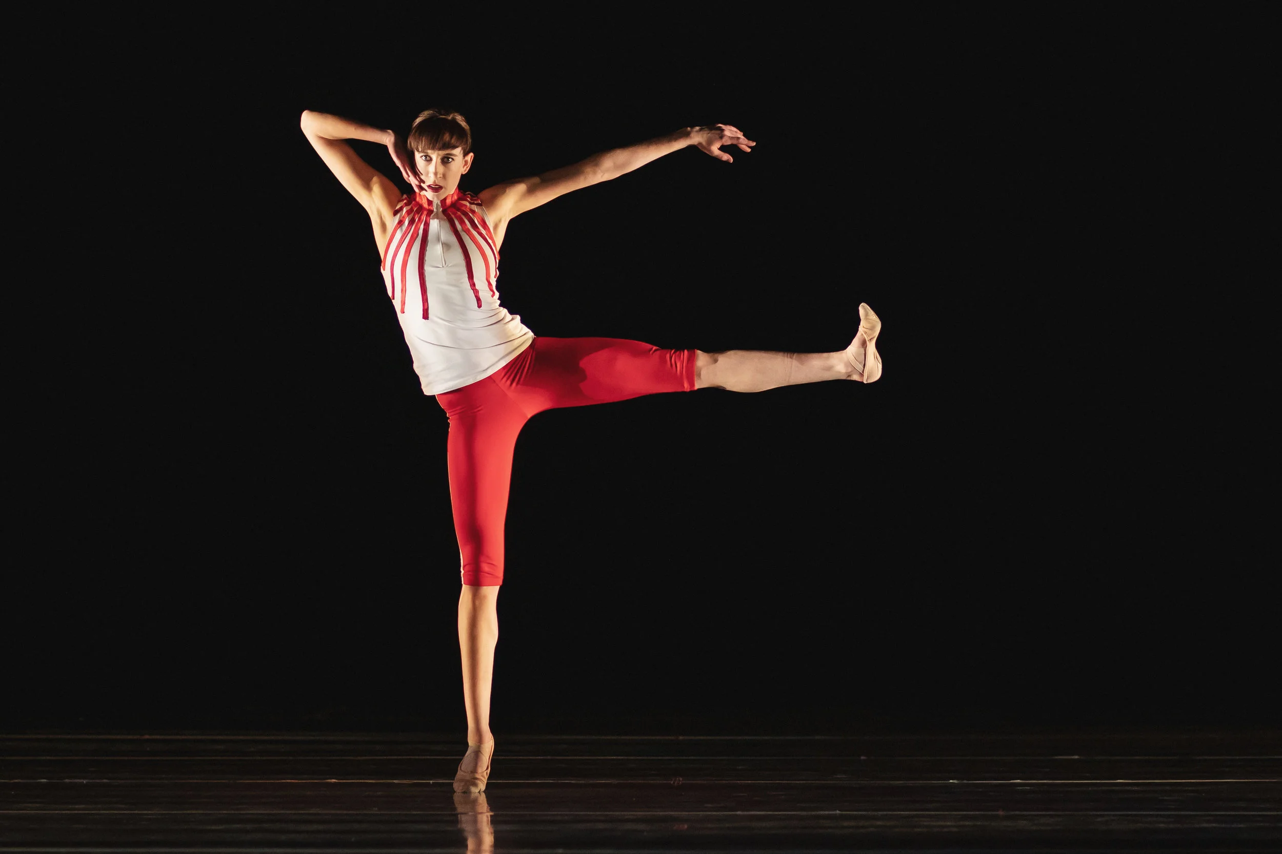 Wonderbound's Morgan Sicklick in Sarah Tallman's Read The Signs with the Colorado Symphony. Photo by Amanda Tipton . 2019.