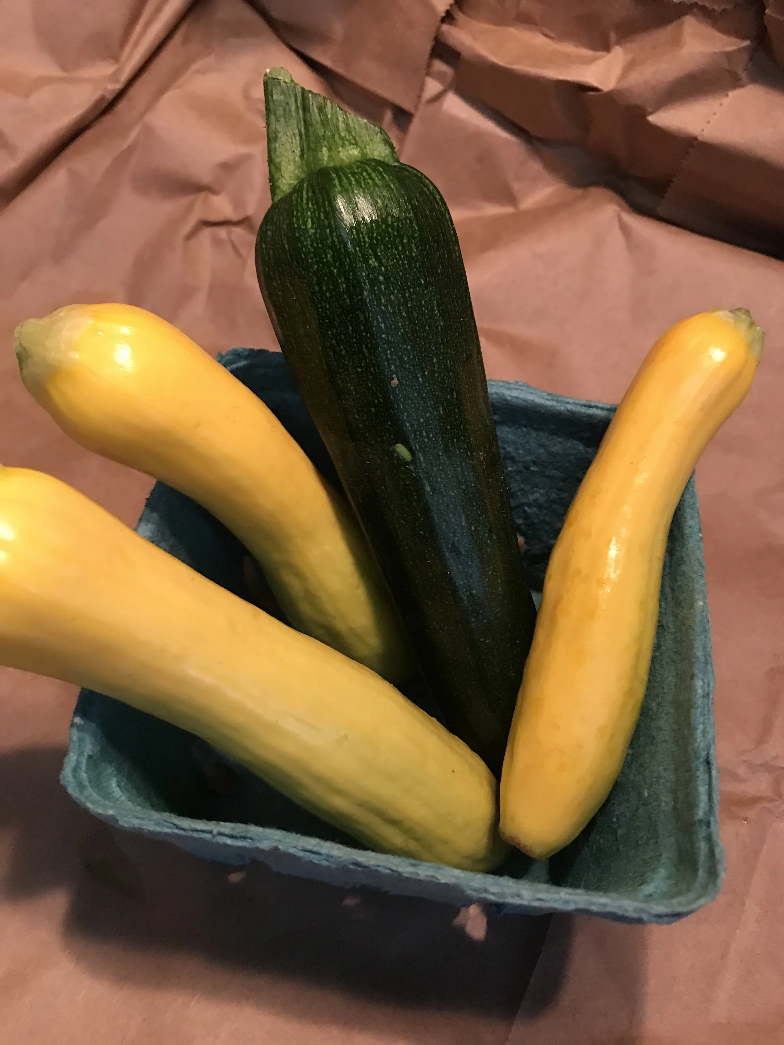 Courgettes (Squash) with Harissa and Lemon