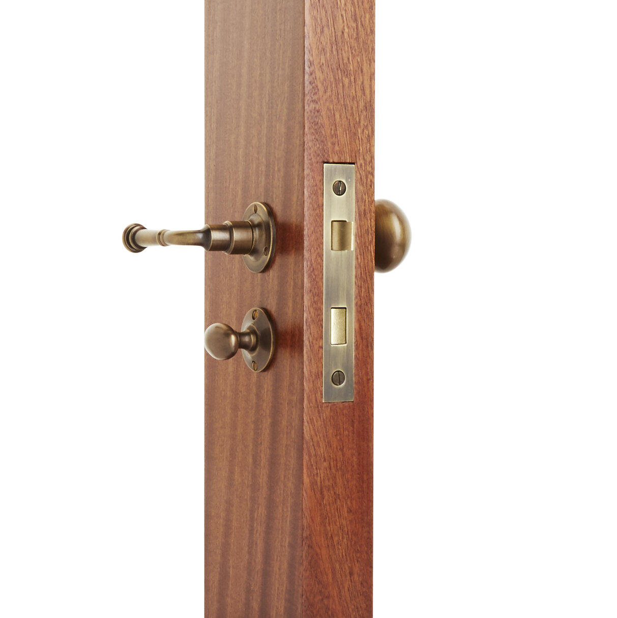 screen & storm door privacy mortise lock
