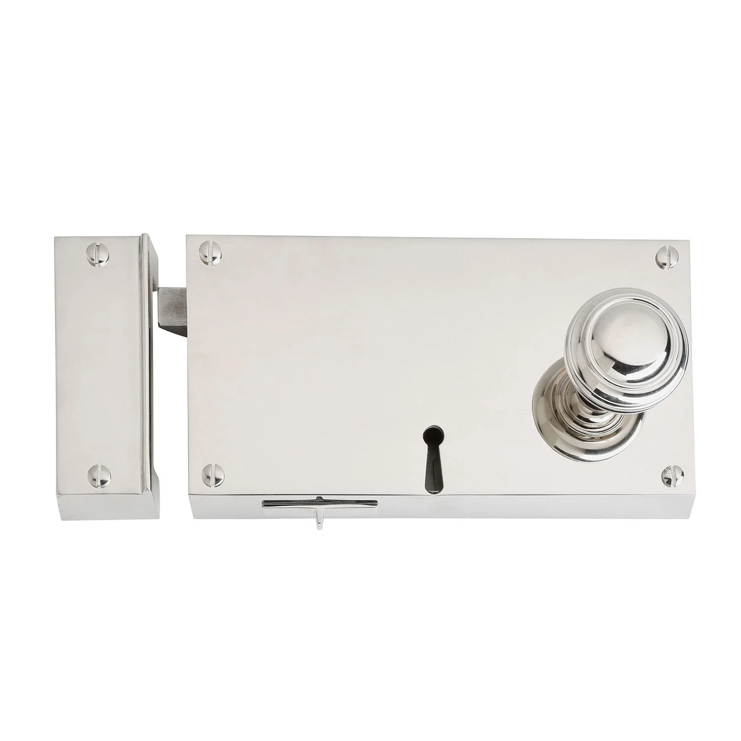 10" Brass Rim Lock L-10-B