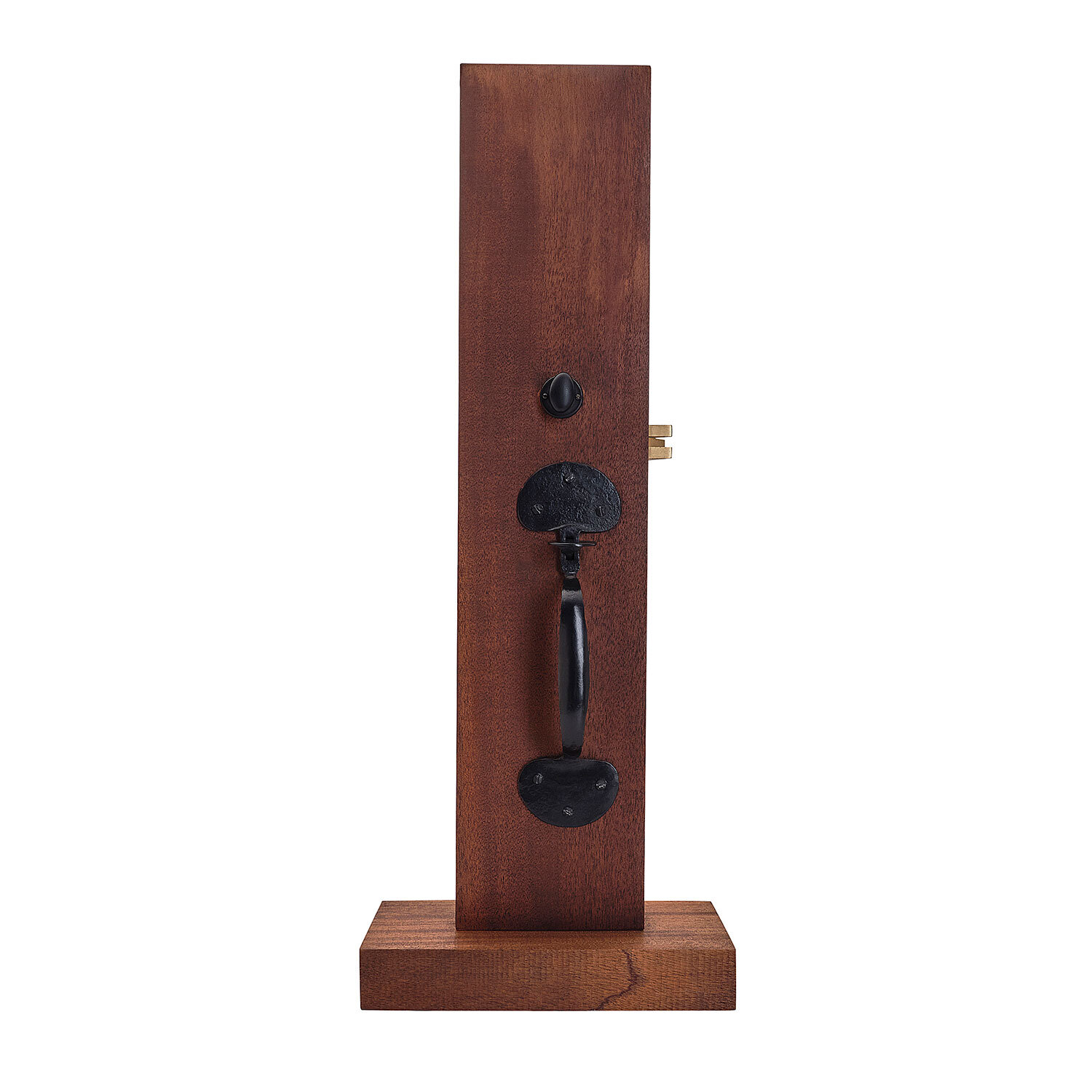 Bean thumb latch double acting lockset