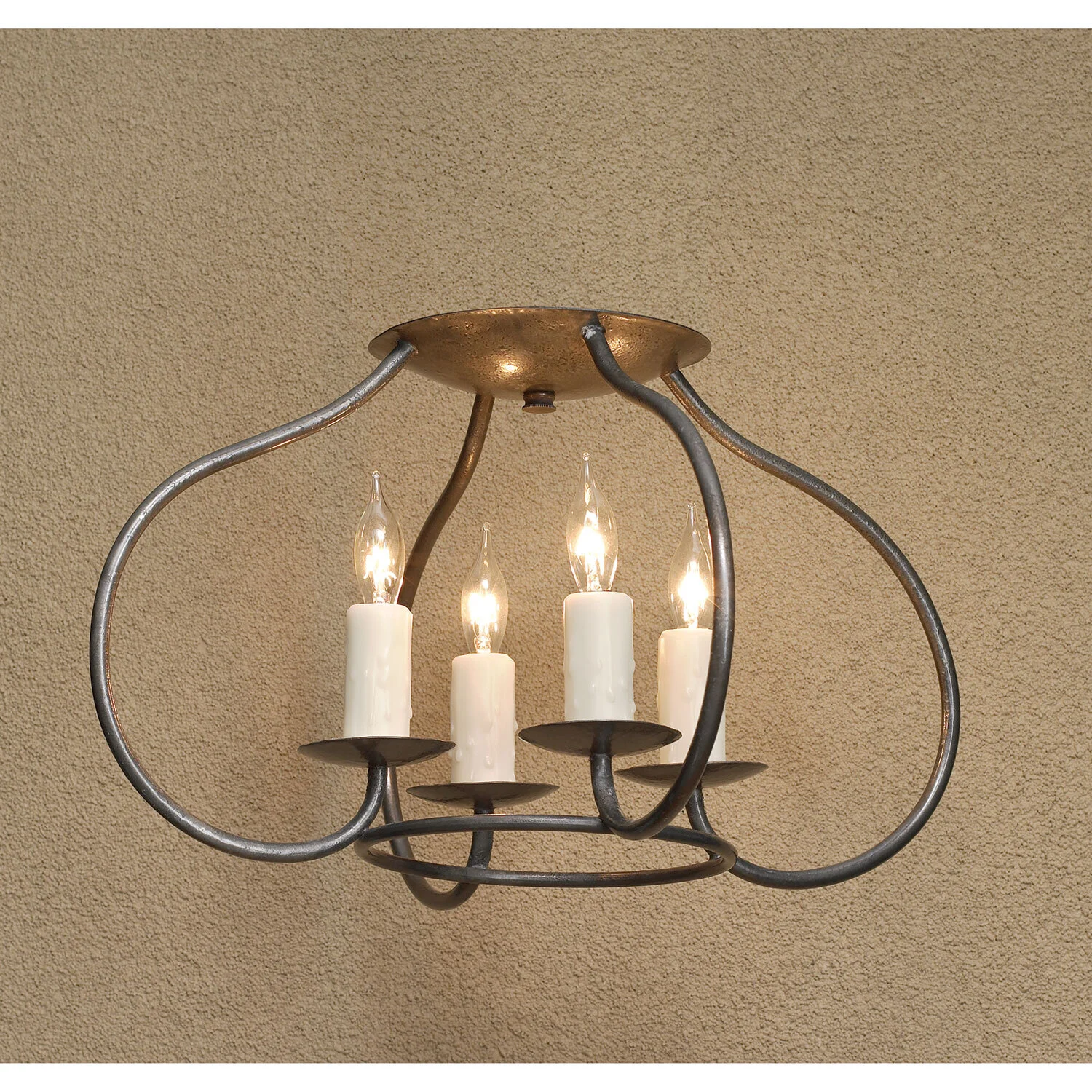Ceiling Mount Quad Socket Light Fixture — Michael M. Coldren Company ...