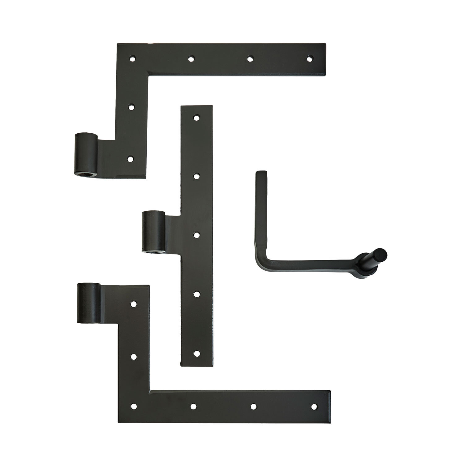 Lift-off shutter hinge set