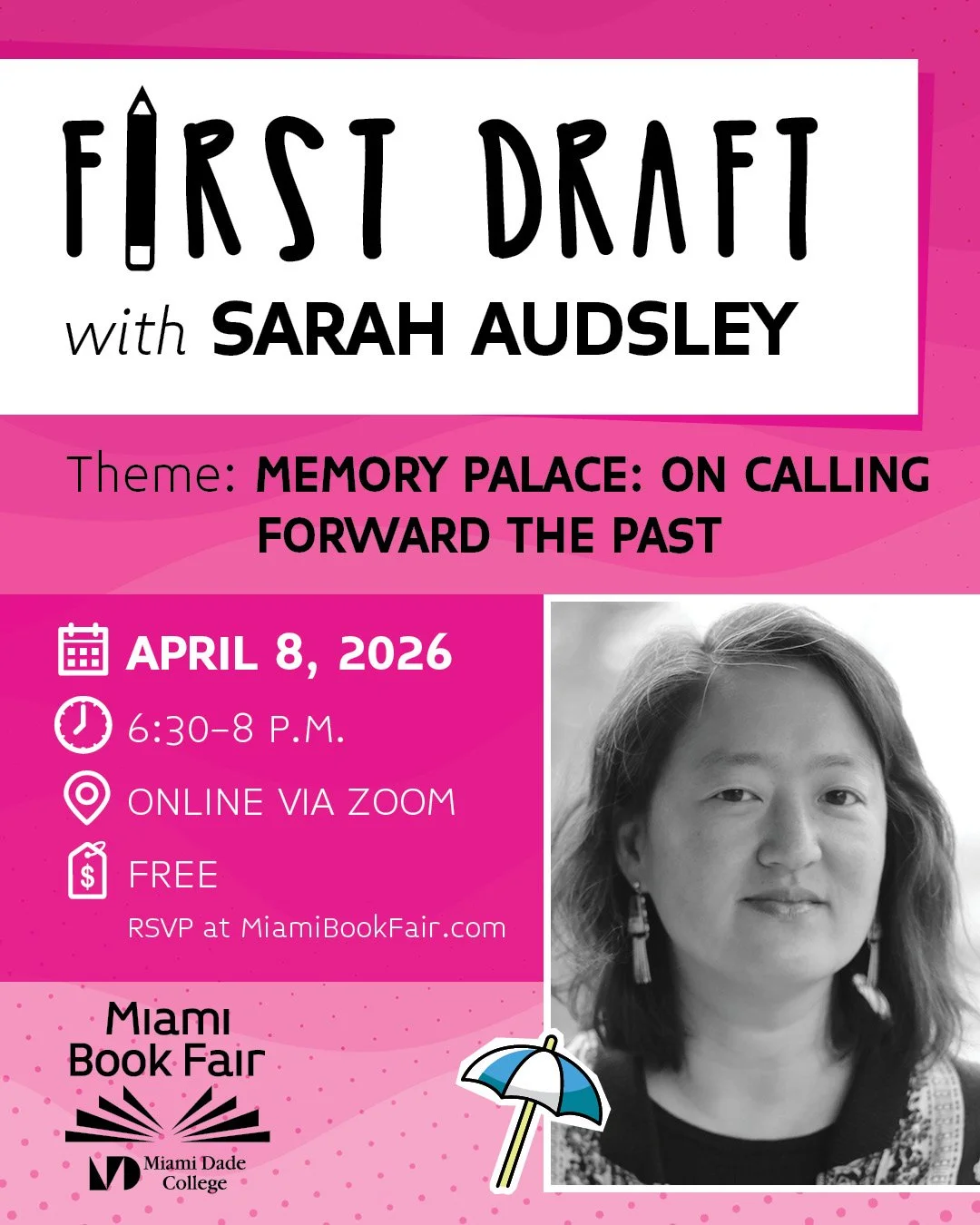 First Draft: A Literary Social with Sarah Audsley