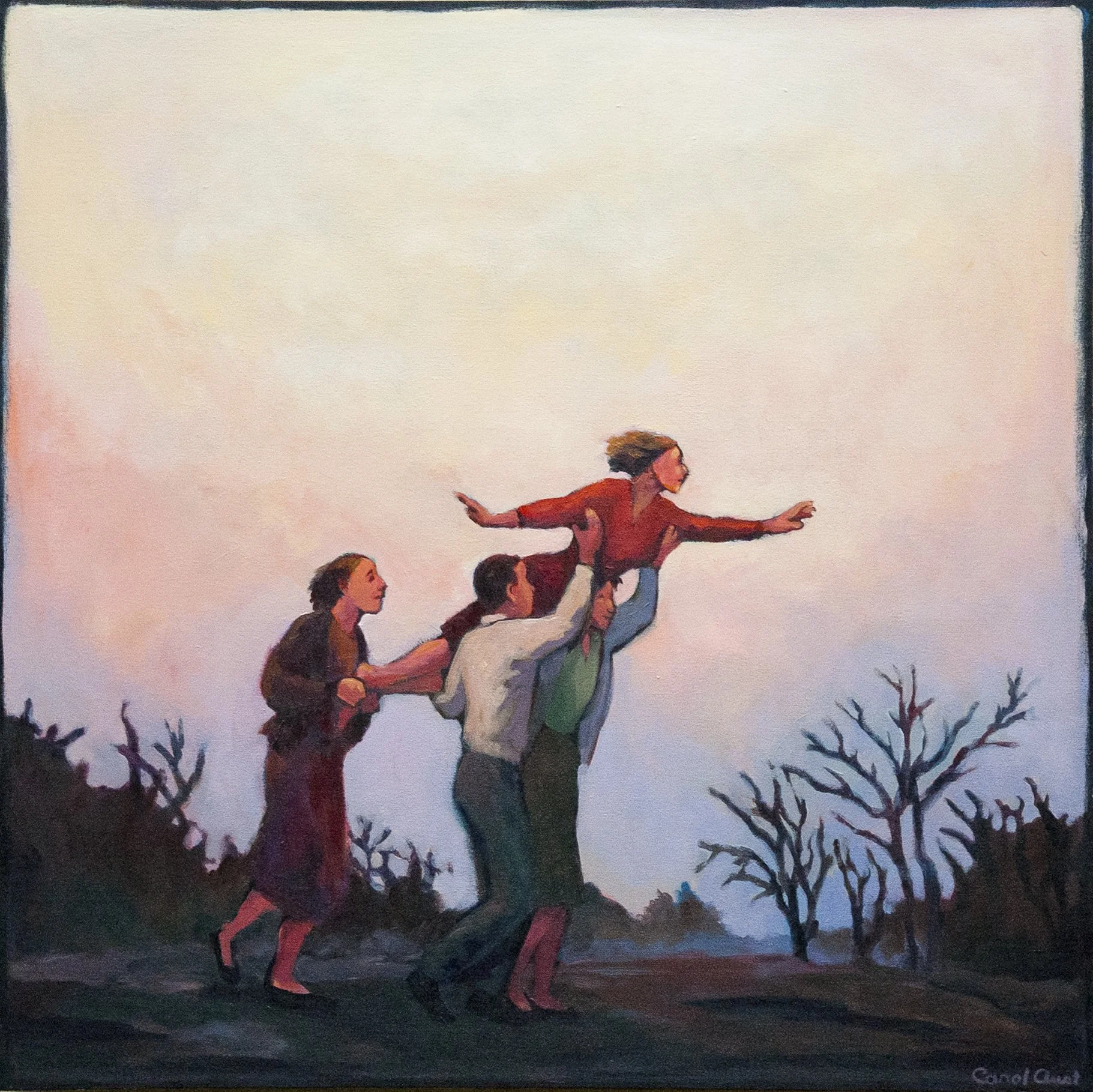 Four Figures at Twilight