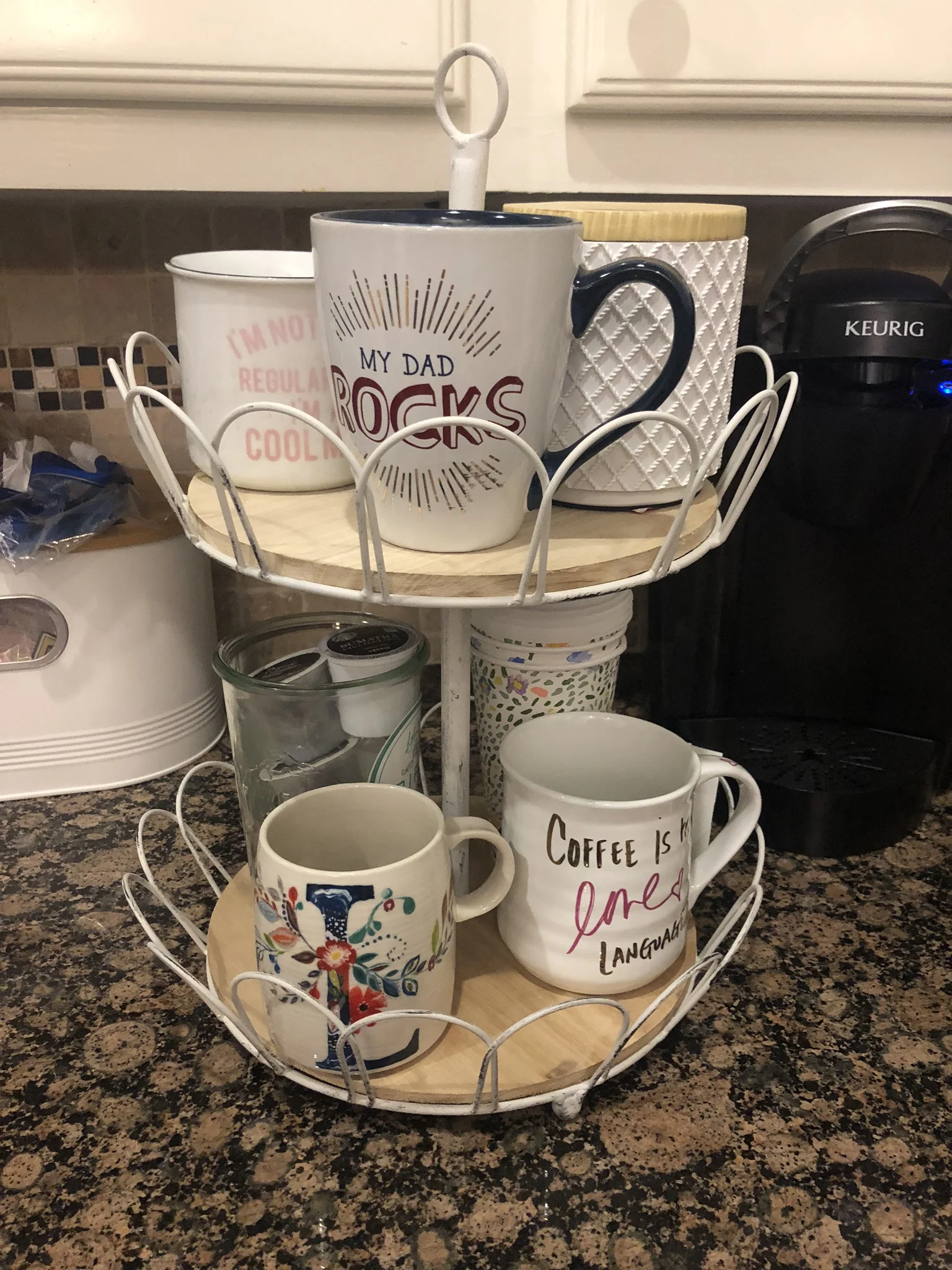 and finally have my coffee bar!