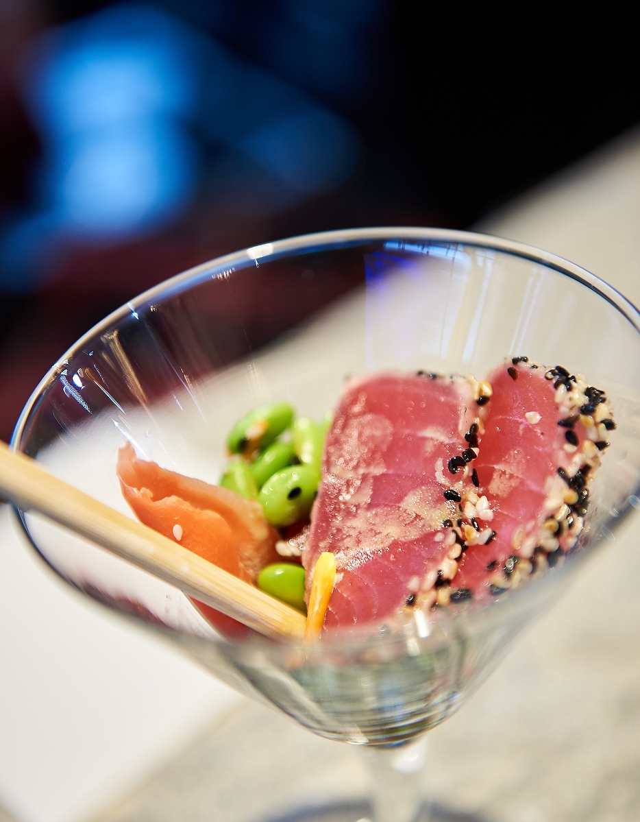 Seared Ahi Tuna Martinis