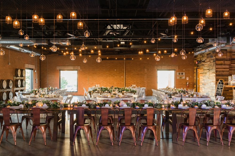 Triple C Barrel Room Wedding Reception