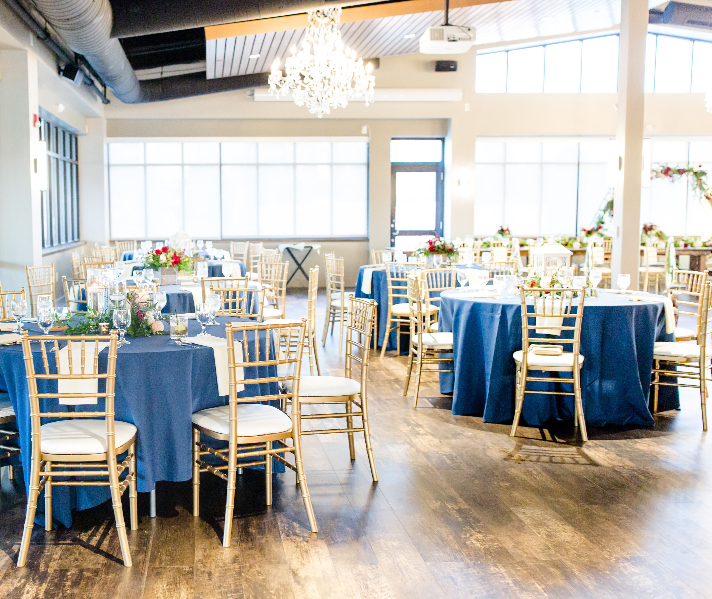 Station Style Wedding Reception at The Terrace at Cedar Hill