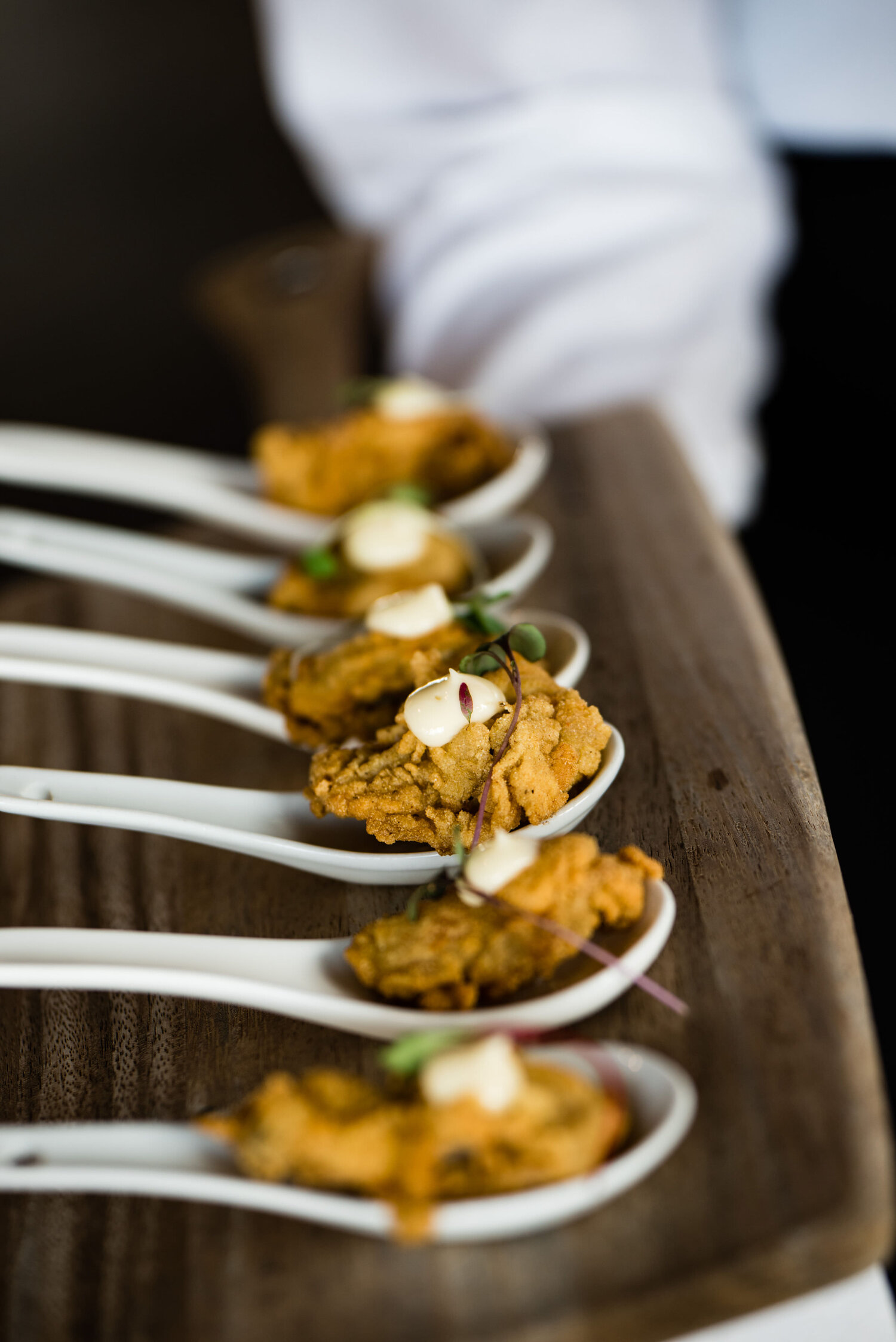 Southern Fried Oysters with tabasco aioli 