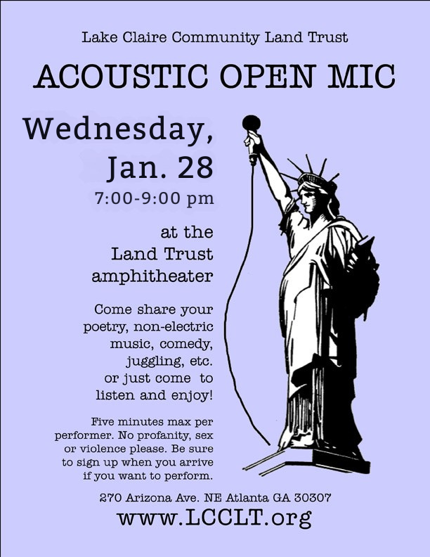 Monthly Open Mic