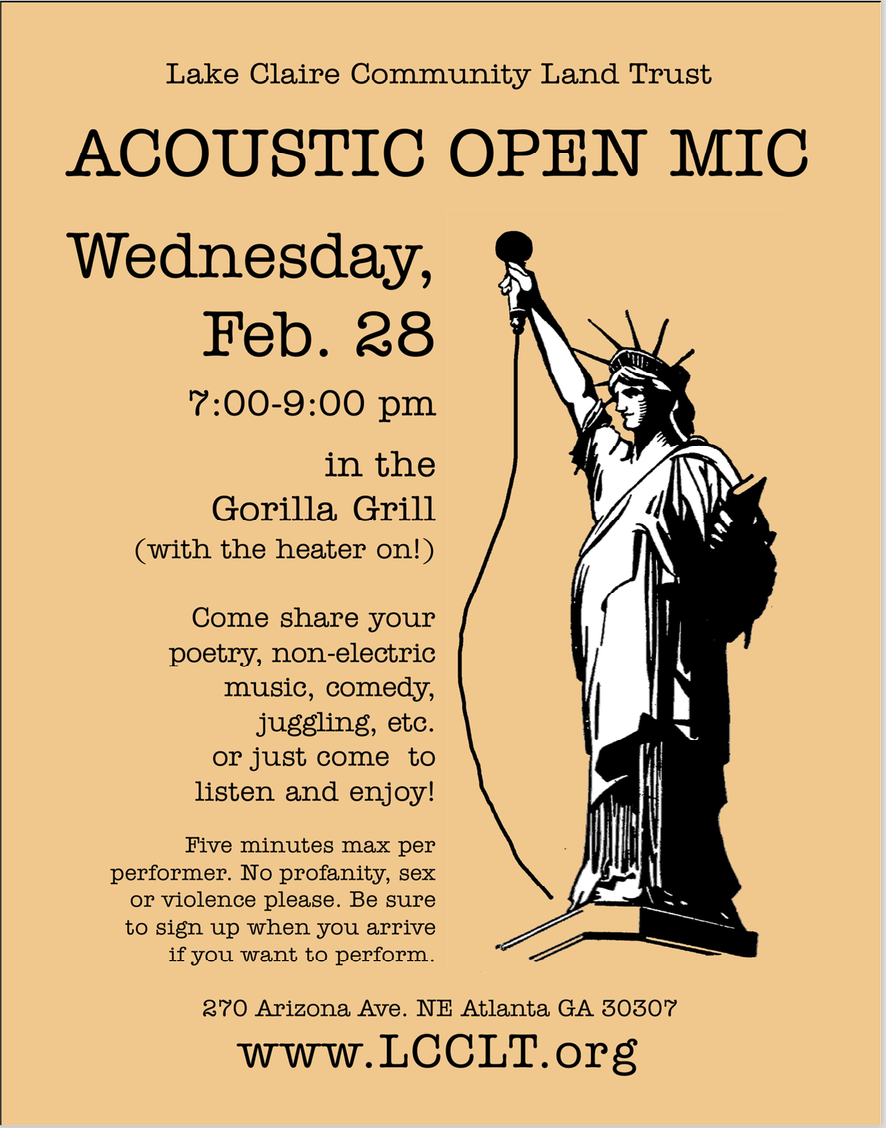 Monthly Open Mic 