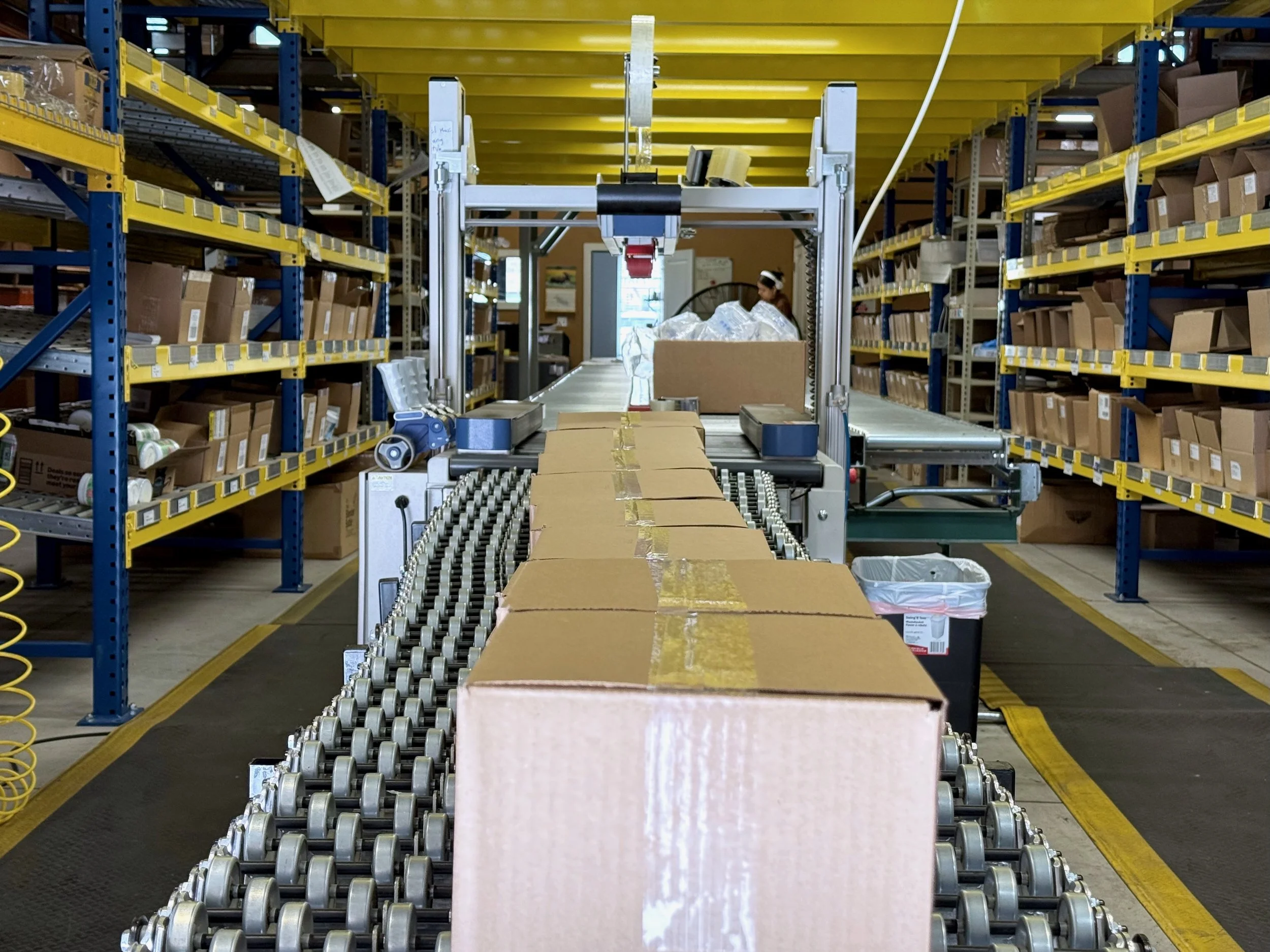 Inside Nutra Connection's Order Fulfillment facility in Spanish Fork, Utah