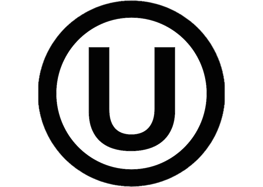 Orthodox Union logo. KOSHER certification symbol.