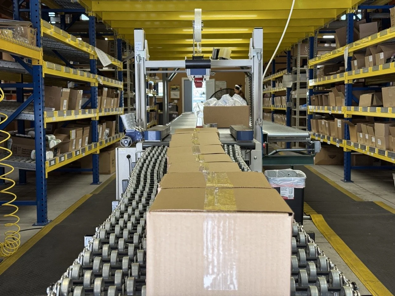Inside Nutra Connection's Order Fulfillment facility in Spanish Fork, Utah