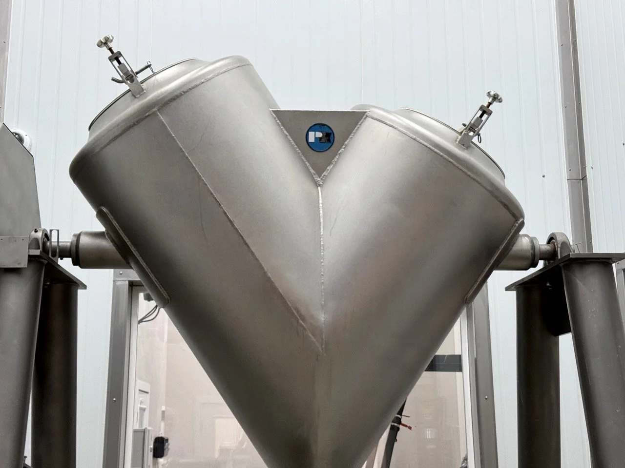 Nutra Connection's V-Blender for mixing powder