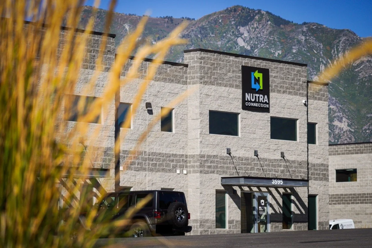 Front of Nutra Connection's manufacturing facility in Utah.