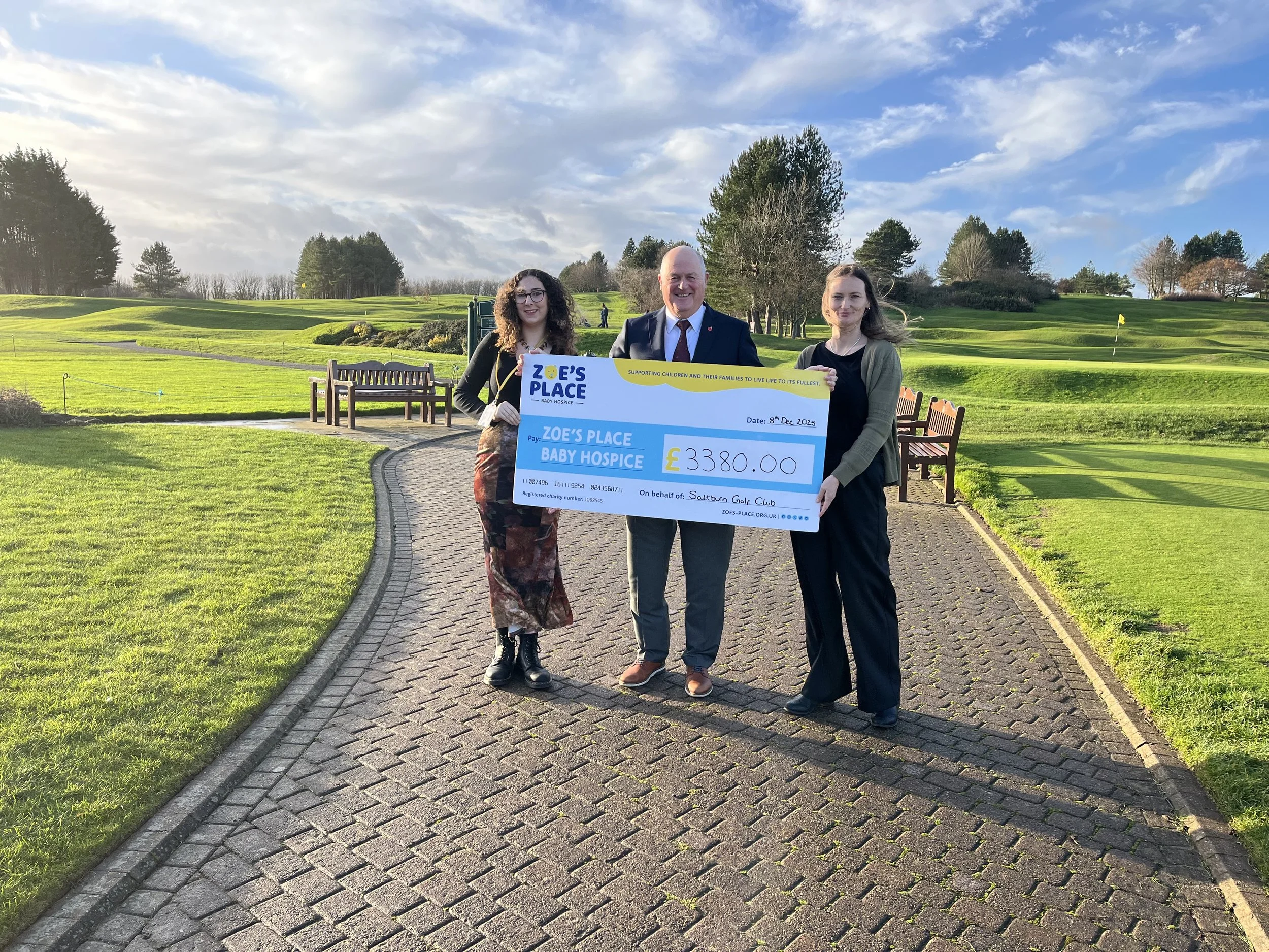The Captains Charity Cheque Presentation