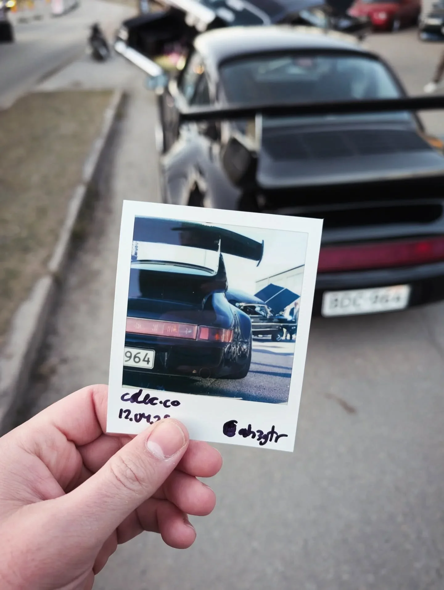 Last year's @cdlc.co season opener, which is coming up next week. Might or might not have a car to drive there 🤷&zwj;♂️

#cdlccommunity #porsche964 #bbswheels #porsche911
