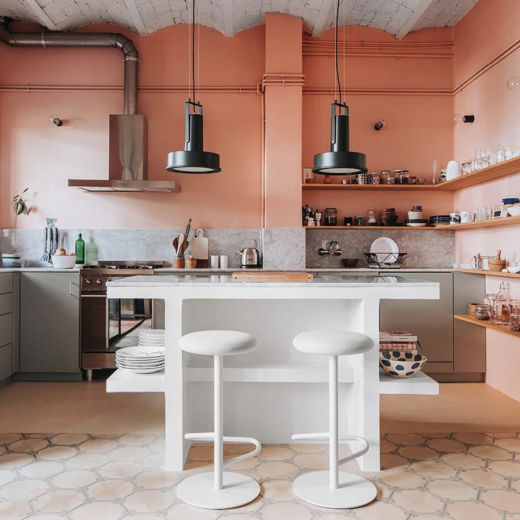  Interior Design Color Trends of 2019! Click to see more about kitchen and bathroom color ideas, schemes, cabinets! | VIGO Industries - Modern Bathroom Sinks and Faucets - Home Interior 