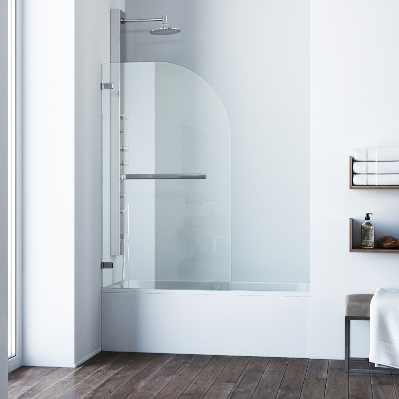  SHOWERS VS. BATHTUBS: THE PRO’S AND CONS! Click to see more! | VIGO Industries - VIGO Shower - Shower Doors and Enclosures - Minimalist Bathrooms - Bathroom Design Ideas - Bathroom Remodels - Home Interior   