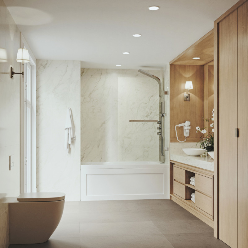  SHOWERS VS. BATHTUBS: THE PRO’S AND CONS! Click to see more! | VIGO Industries - VIGO Shower - Shower Doors and Enclosures - Minimalist Bathrooms - Bathroom Design Ideas - Bathroom Remodels - Home Interior   