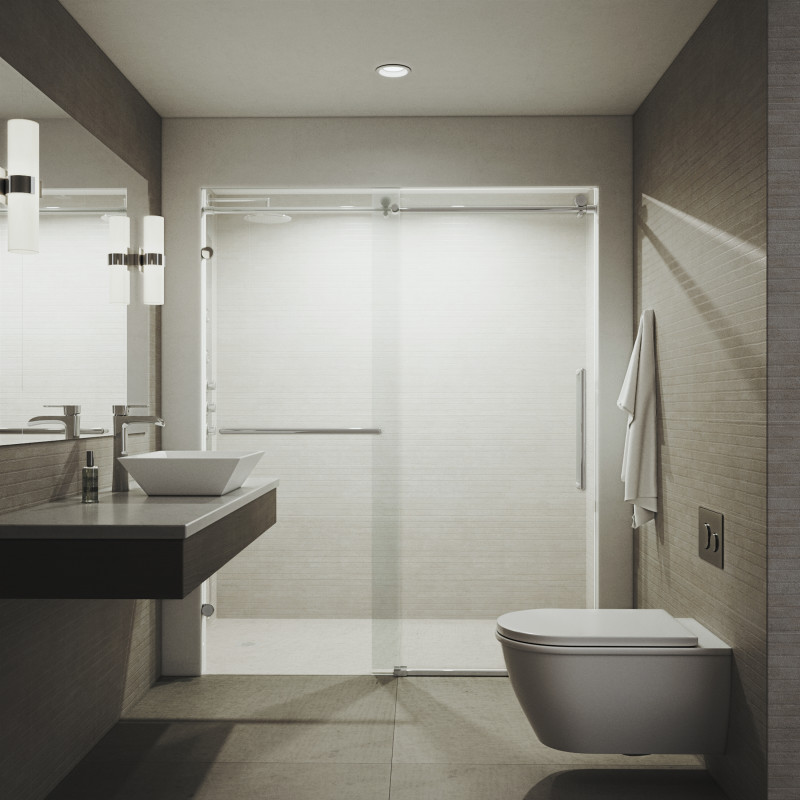  SHOWERS VS. BATHTUBS: THE PRO’S AND CONS! Click to see more! | VIGO Industries - VIGO Shower - Shower Doors and Enclosures - Minimalist Bathrooms - Bathroom Design Ideas - Bathroom Remodels - Home Interior   