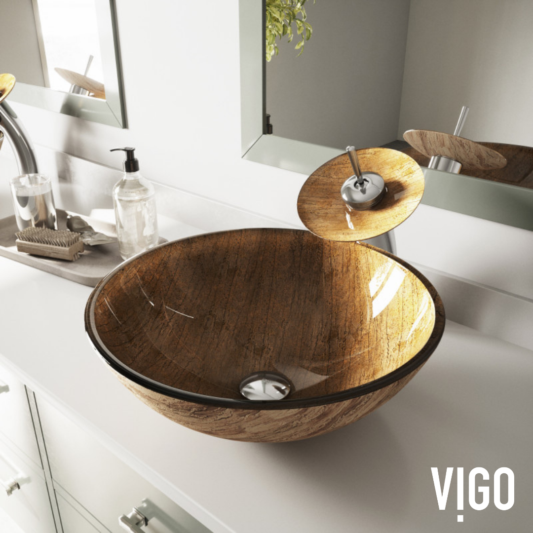  HOW TO GLAMORIZE ANY MODERN BATHROOM | VIGO Interior Design - Bathroom Sinks and Faucets - Ideas - Decor 