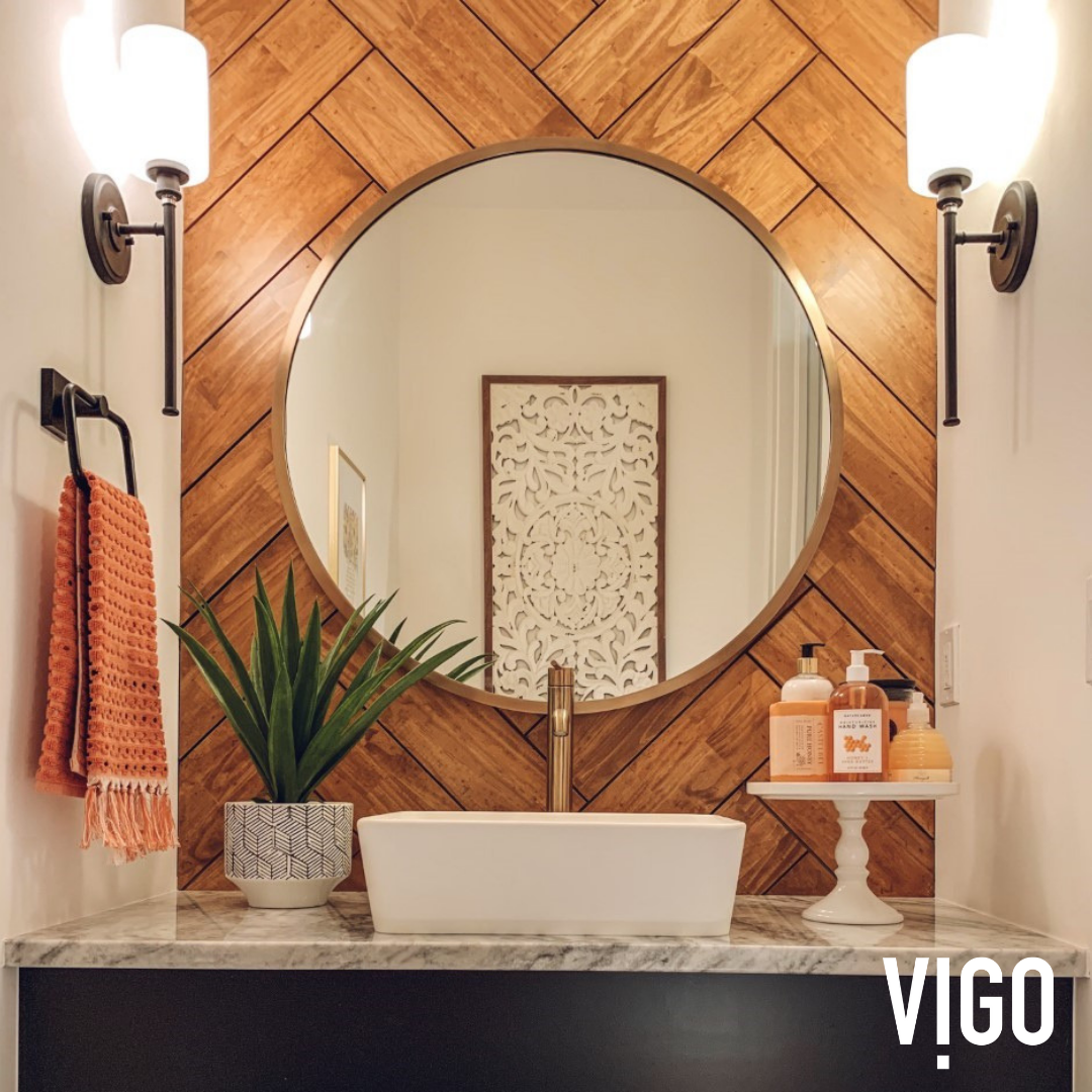 HOW TO GLAMORIZE ANY MODERN BATHROOM | VIGO Interior Design - Bathroom Sinks and Faucets - Ideas - Decor 