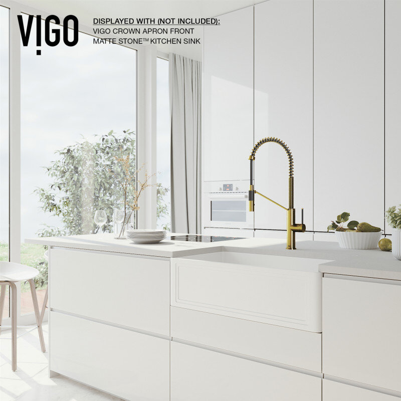  GOOD AS GOLD: KITCHEN FAUCET UPGRADES | VIGO Kitchen Faucets Design Ideas - Matte Brushed Gold - Home Interior - Decor 