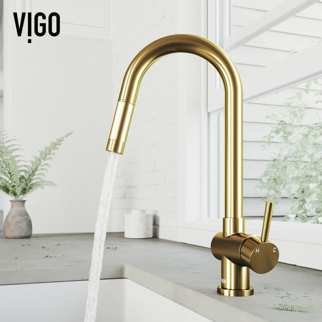  GOOD AS GOLD: KITCHEN FAUCET UPGRADES | VIGO Kitchen Faucets Design Ideas - Matte Brushed Gold - Home Interior - Decor 