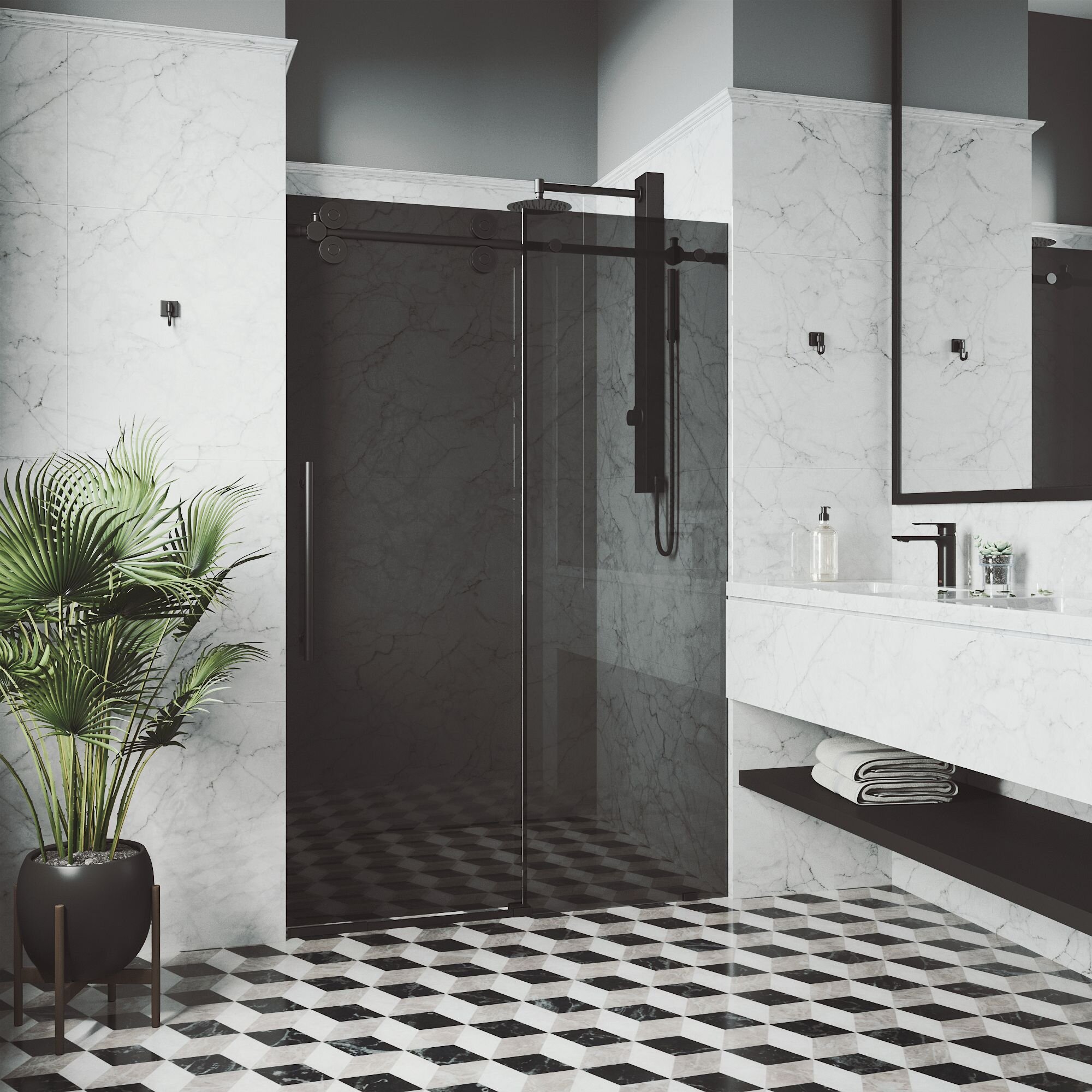 Framed Sliding Shower Door - Kitchen & Bath Design News