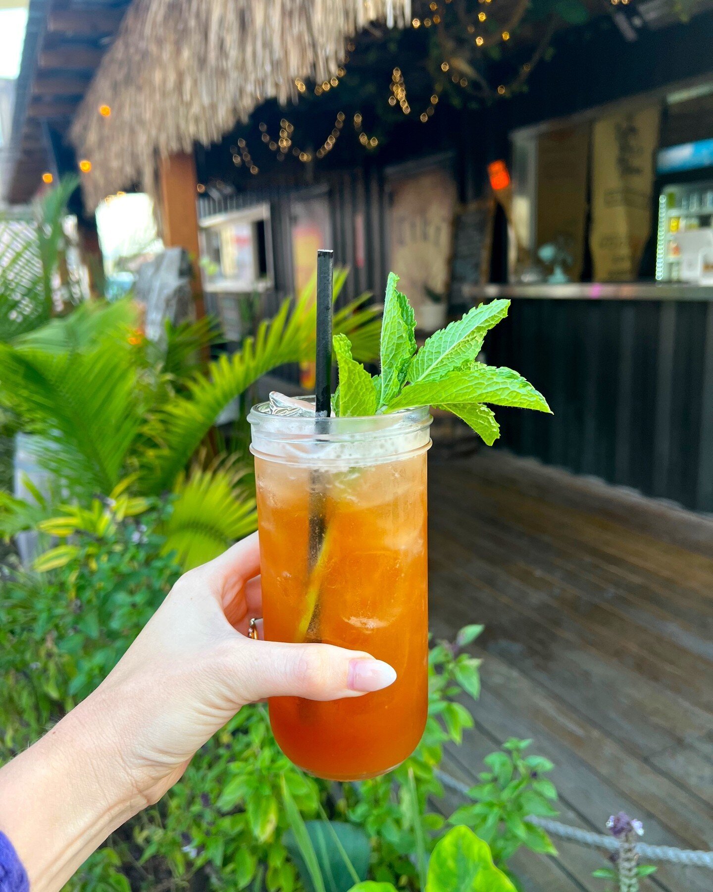 Weekend vibes are in full swing at Iron District! 🌴🍹 Join us for some tropical fun with our refreshing cocktails at Tiki Huna. And don't forget, trivia night is tonight! Test your knowledge while enjoying a delicious drink - the perfect way to kick