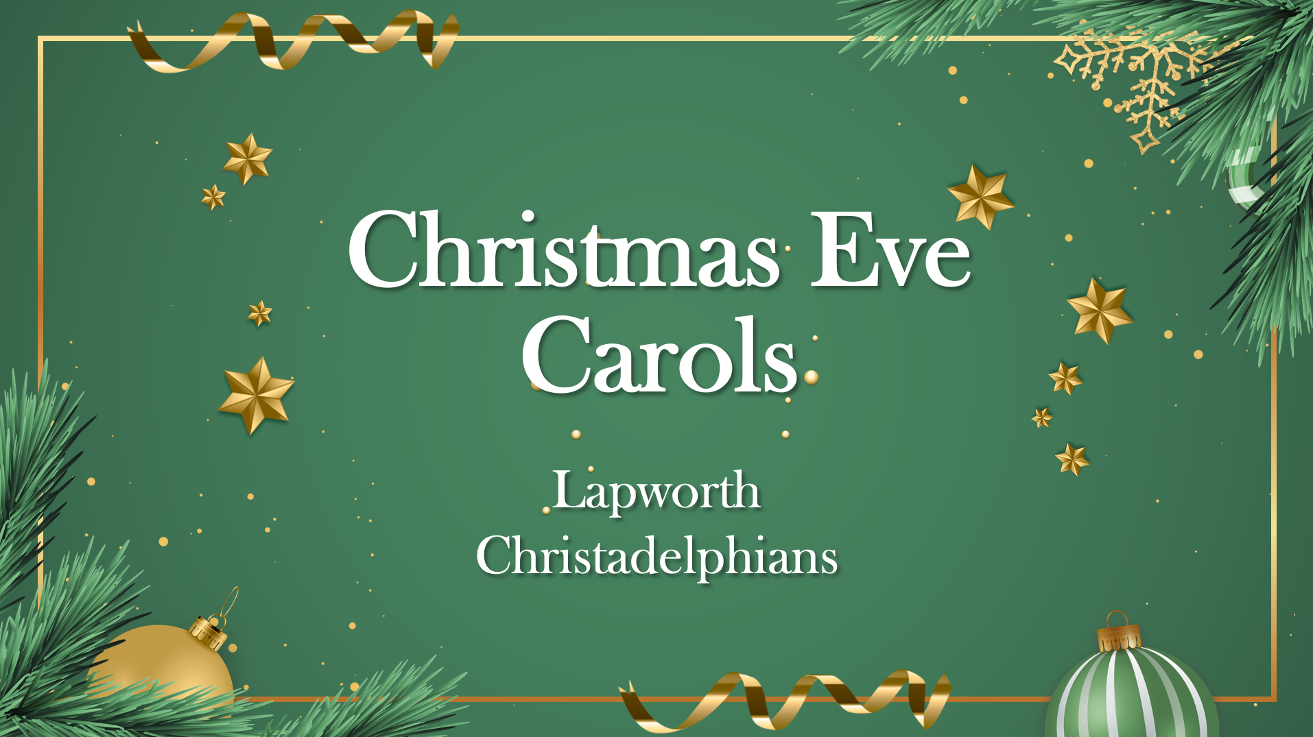 Christmas Eve Carols